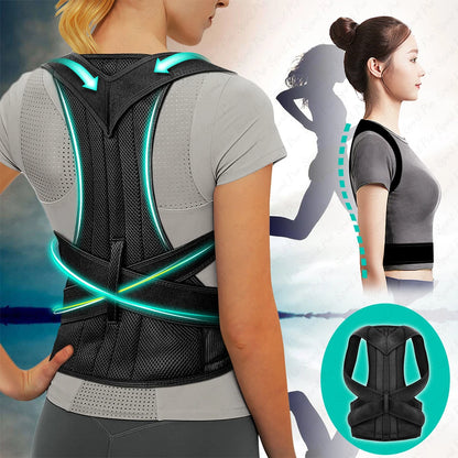 Back Posture Corrector brace Shoulder Support Belt Upper and Lower Back Pain Relief Improve Spine Clavicle Brace Posture Vest