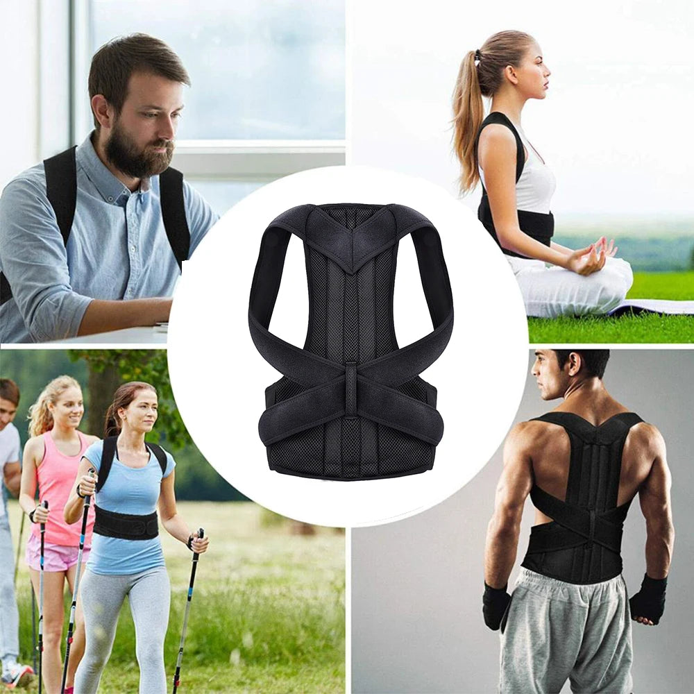 Back Posture Corrector brace Shoulder Support Belt Upper and Lower Back Pain Relief Improve Spine Clavicle Brace Posture Vest